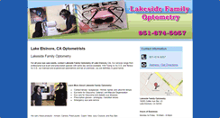 Desktop Screenshot of lakesidefamilyoptometry.com